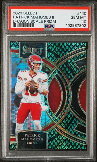 2023 Select Patrick Mahomes II Dragon Scale Prizm